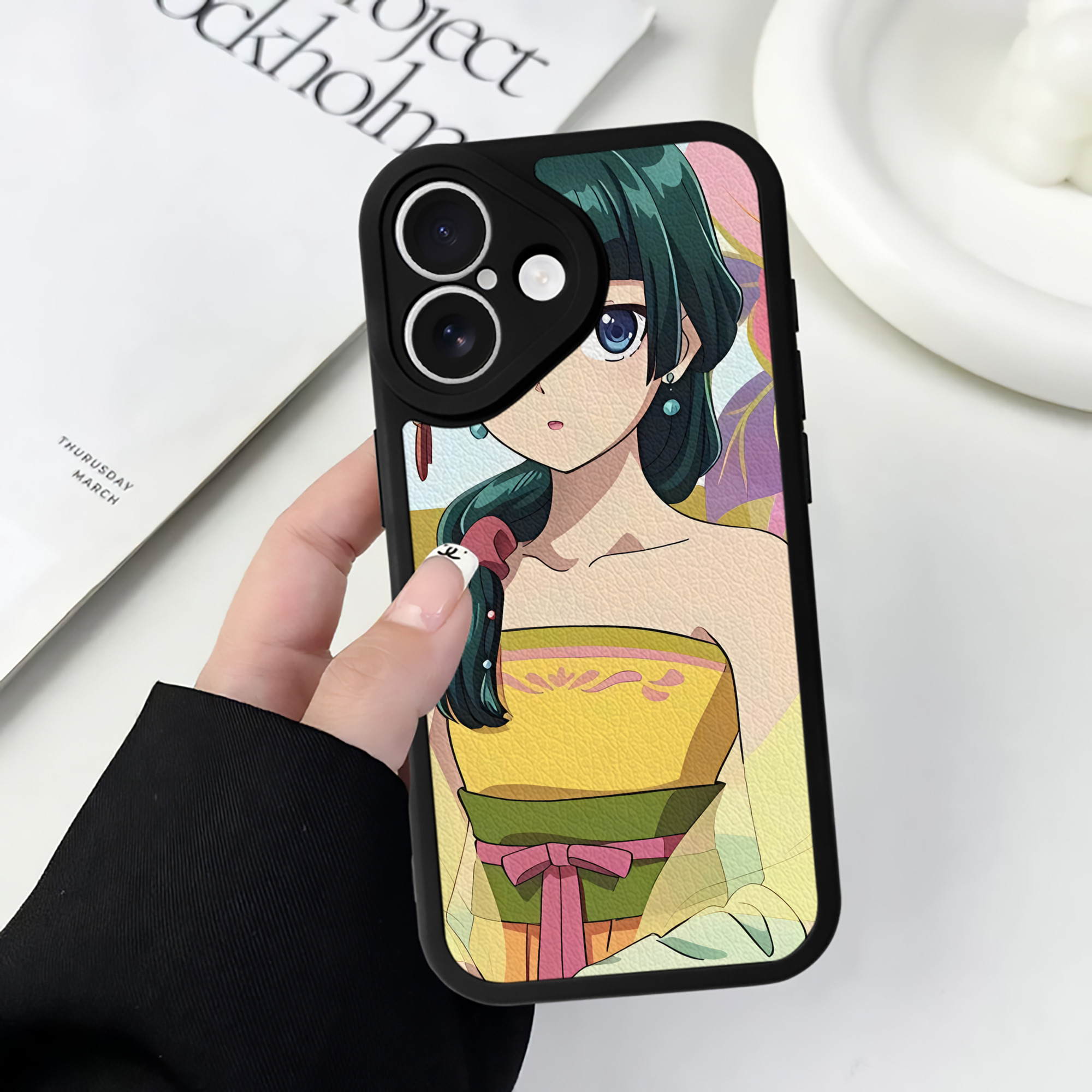 薬屋のひとりごと The Apothecary Diaries 【iPhone 16シリーズ対応】シリコンスマホケース（レザー調） 材質：シリコン